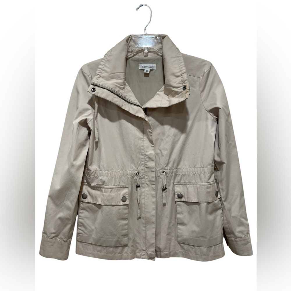 Calvin Klein Women Beige Jacket size xsmall
